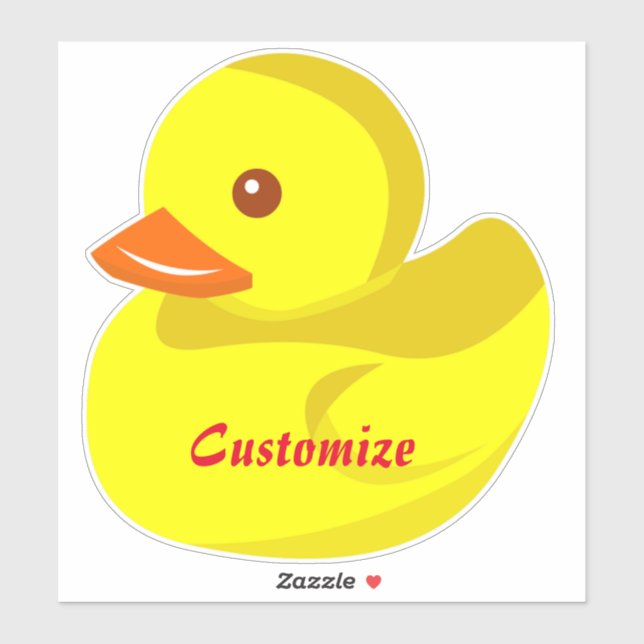 Cute Rubber Duck Thunder_Cove Sticker (Sheet)