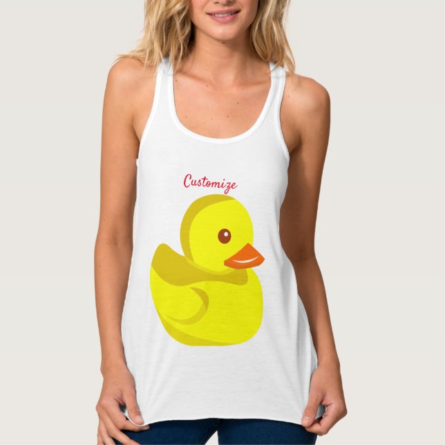 Cute Rubber Duck Thunder_Cove Tank Top (Front)