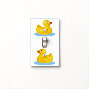 Cute Rubber Ducks Animals Kids Baby Shower Light Switch Cover