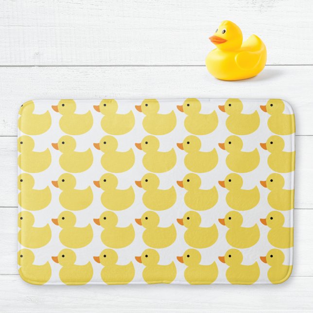 Cute Rubber Ducks Pattern Bath Mat (Creator Uploaded)