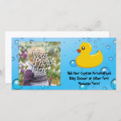 Cute Rubber Ducky/Blue Bubbles (Front/Back)