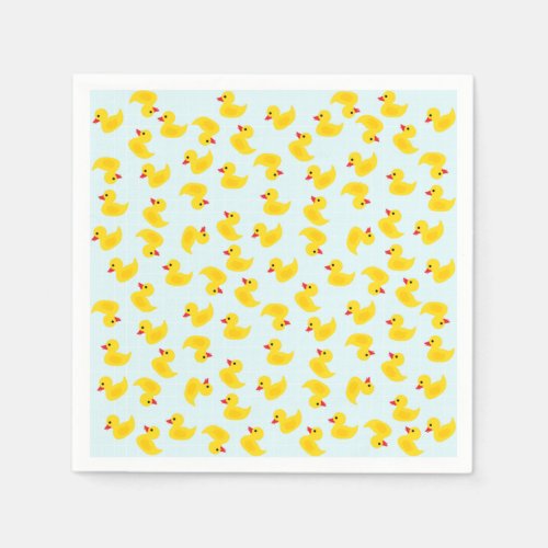 Cute Rubber Ducky Paper Napkins