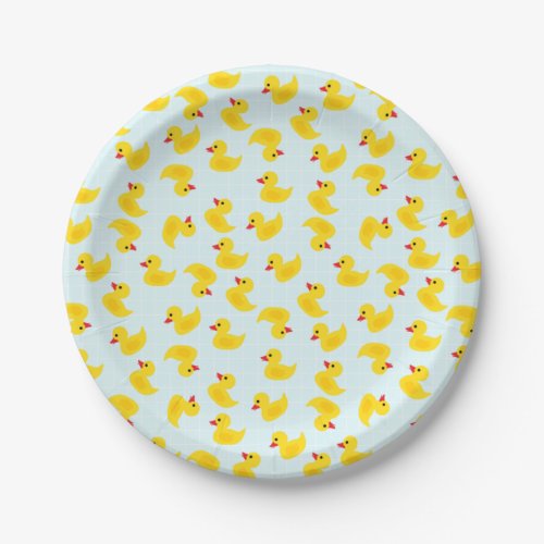 Cute Rubber Ducky Paper Plates