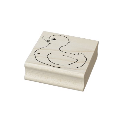 Cute Rubber Ducky Rubber Stamp