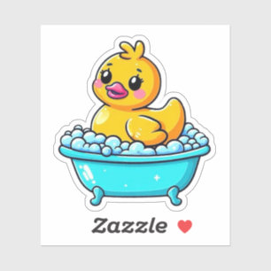 Cute Rubber Ducky Sticker