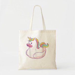 Cute Rubber Ducky Unicorn - Rainbow Duck Toy Kids  Tote Bag