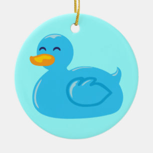 Cute Rubberducky Ceramic Ornament