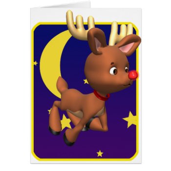 Cute Rudolph Card 