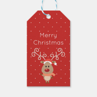 Rudolph Gift Tags | Zazzle