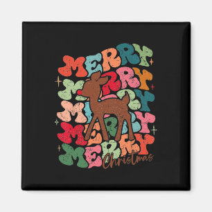 Cute Rudolph The Red Nosed Reindeer Christmas Spec Magnet