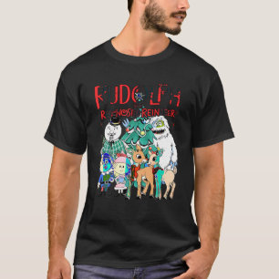Cute Rudolph The Red Nosed Reindeer Christmas Spec T-Shirt