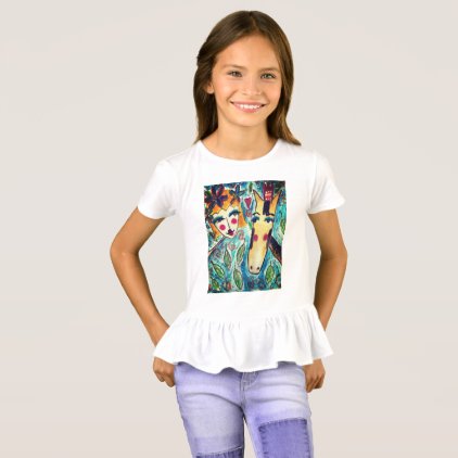 Cute ruffle t-shirt for pony-lovers
