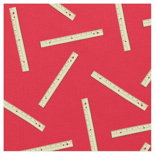 Cute Rulers School Supplies Craft Fabric