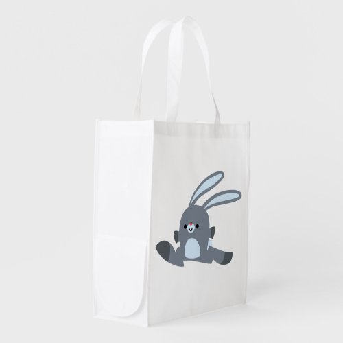 Cute Running Cartoon Rabbit Reusable Bag