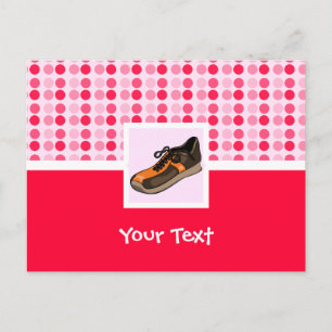 Cute Running Shoe Postcard