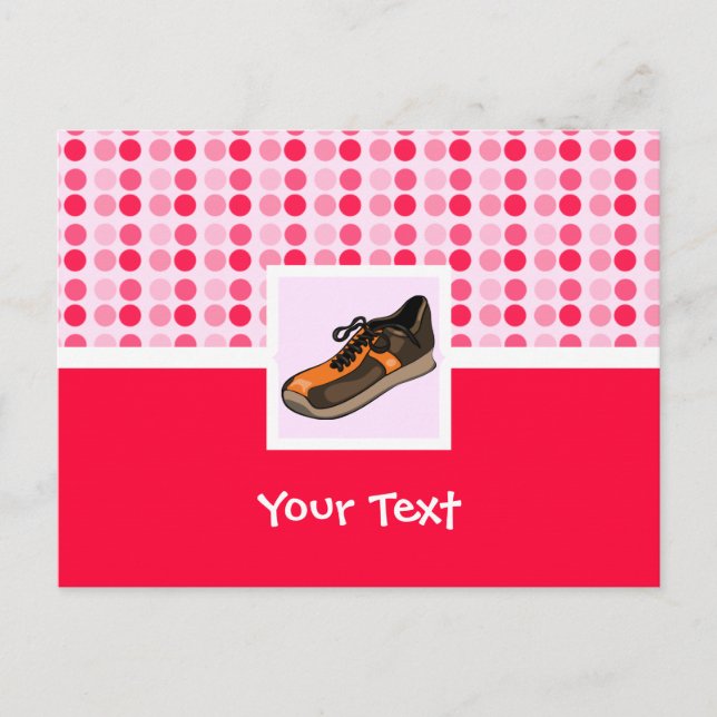 Cute Running Shoe Postcard (Front)