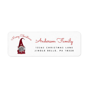 Gnomes Return Address Labels | Zazzle