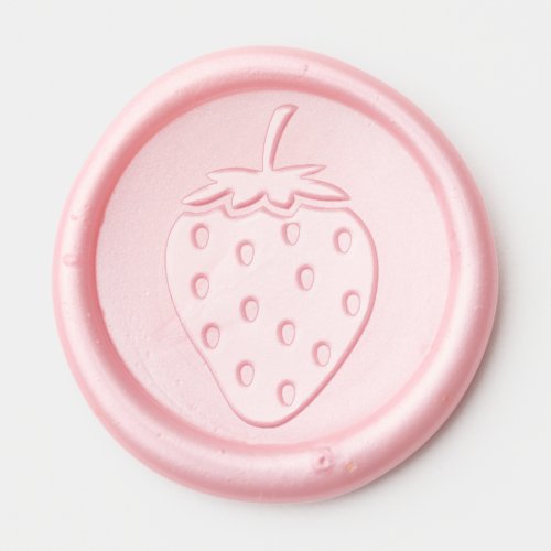 Cute Rustic Strawberry Farm Garden Kitchen  Wax Seal Sticker