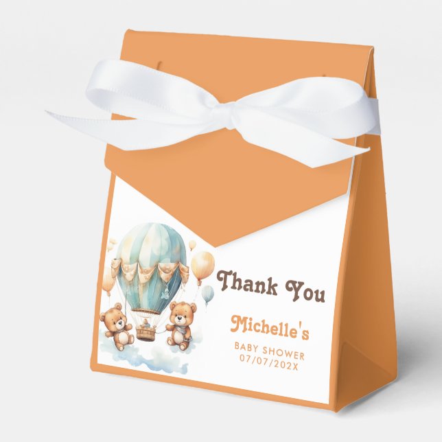 Cute Rustic Twins Baby Shower Barely Wait Favor Boxes (Front Side)