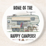 Cute Rv Vintage Fifth Wheel Camper Travel Trailer Coaster at Zazzle