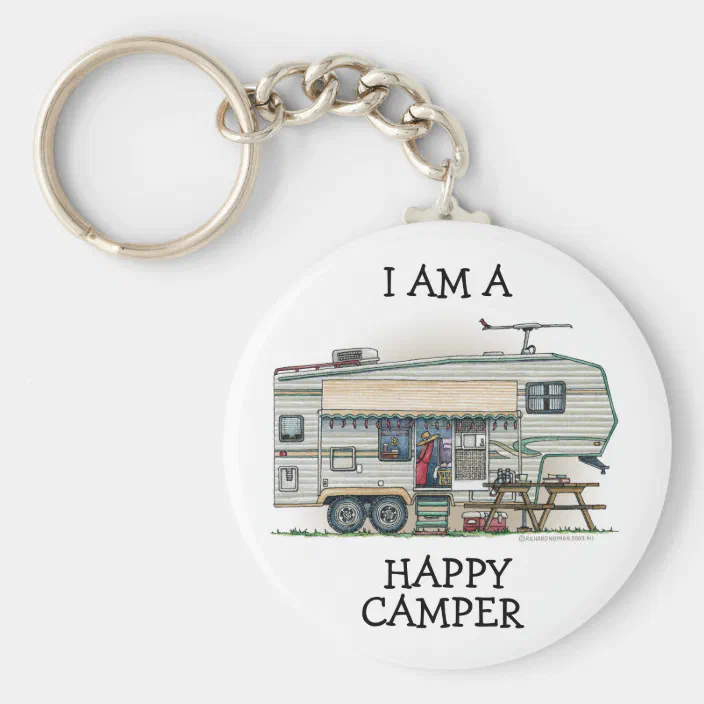 Adorable Camper Keychain