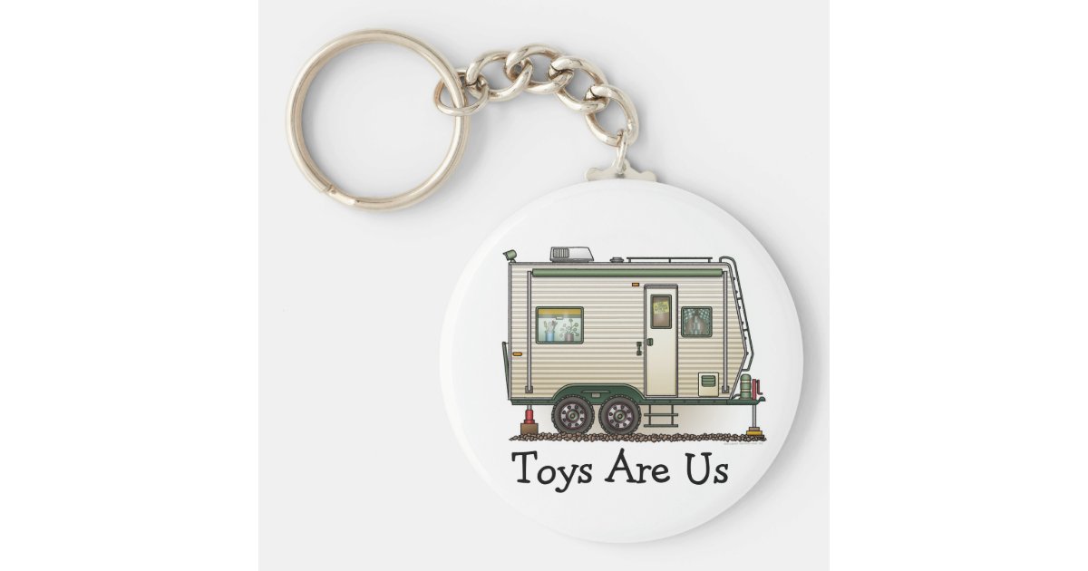 Vintage Winnebago RV Camper Key Chain back pack luggage tag small gift