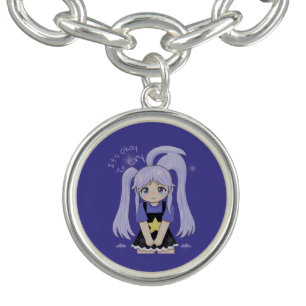Cute Sad Girl Hand Drawn Illustration – It’s Okay Bracelet
