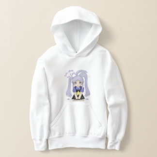 Cute Sad Girl Hand Drawn Illustration – It’s Okay Hoodie