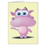 cute sad little hippo