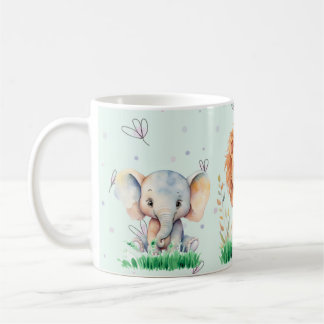 Cute Safari Animal 11 oz Mug For Kids