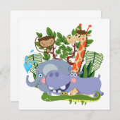 Cute Safari Animals (Front/Back)
