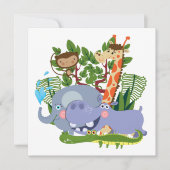 Cute Safari Animals (Front)
