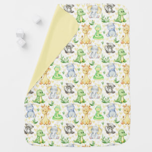 Cute Safari Animals - Baby Blanket