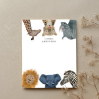 Cute Safari Animals Kids