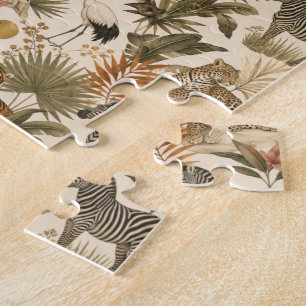 Cute Safari Animals Kids Puzzle
