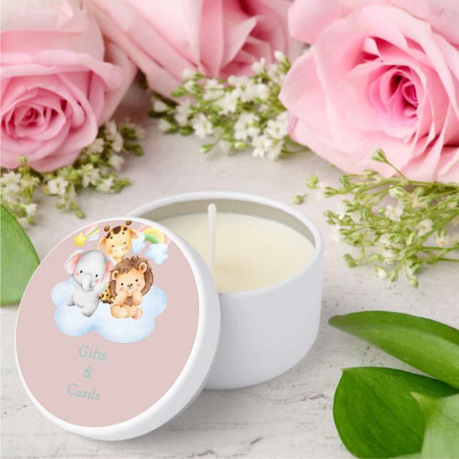 cute safari animals mini candle favors (Insitu (Wedding))