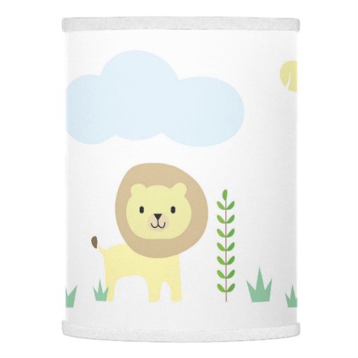Cute Safari Animals Nursery Lamp Shade Zazzle