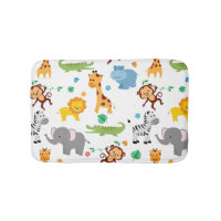 Cute Safari Animals Nursery Pattern