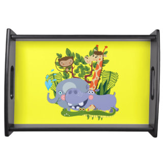 Cute Safari Animals Serving Tray