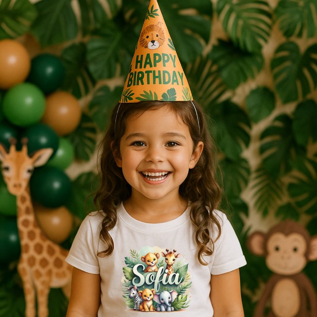 Cute Safari Animals Sofia Kids Tee (Creator Uploaded)