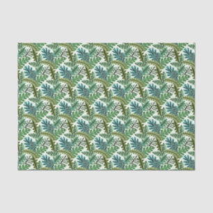 Cute Safari Birthday Party Jungle Leaf Leaves Tissue Paper