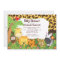 Cute Safari Jungle Animals Baby Shower Invitations