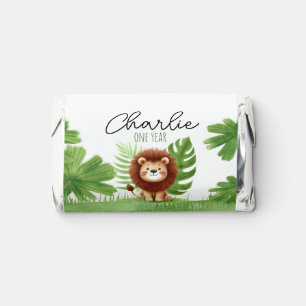 Cute Safari Lion Birthday Hershey's Miniatures