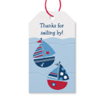 Cute Sailboat Party Favor Tags