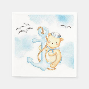 Cute sailor bear  napkins