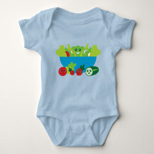 Cute Salad Baby Bodysuit
