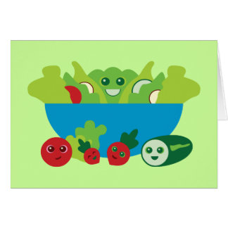 Cute Salad Cards