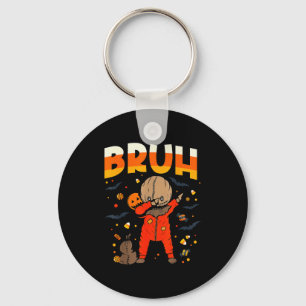 Cute Sam Dabbing Funny Bruh Halloween Costume 2025 Keychain