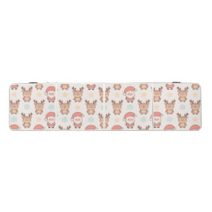Cute Santa and Reindeer Pattern Beer Pong Table