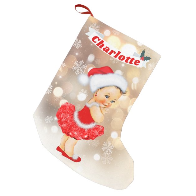 baby girl stocking for christmas